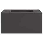 vidaXL Vuurkorf Zwart 60 x 60 x 30 cm Staal, Verzenden, Nieuw