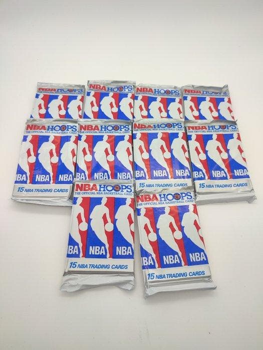 1990/91 NBA Hoops - Search for legends like MIchael Jordan,, Collections, Autocollants