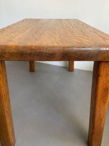 Bijzettafel - hard hout - Mid Century bijzettafel, Antiek en Kunst