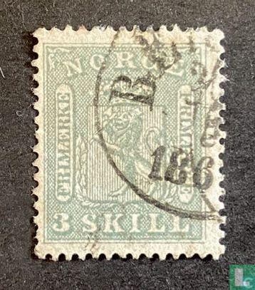 Noorwegen - Wapen - 1867, Verzenden, Gestempeld