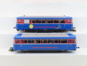 Piko G - 37304 - Treinstel (1) - Railbus VT 98 met bijwagen, Nieuw