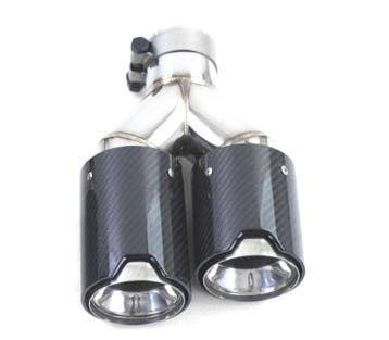 EMBOUT DÉCHAPPEMENT DROIT BMW LOOK M PERFORMANCE CHROMÉ CAR, Verzenden