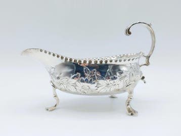 Thomas Wright, Londen - Saucière - Argent, Antiquités & Art