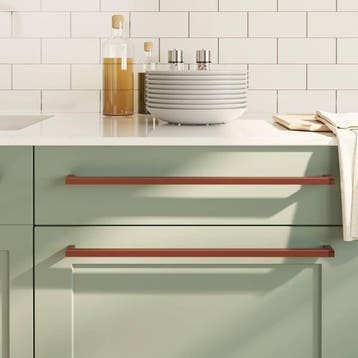 vidaXL Handvatten 5 st 480 mm roestvrij staal bronskleurig, Doe-het-zelf en Bouw, Hang- en Sluitwerk, Verzenden, Nieuw