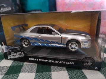 Jada Toys 1:24 - Modelauto (12) - Colección Fast & Furious -, Nieuw