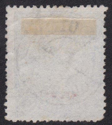Espagne 1865 - Isabelle II. 4 cuartos, bleu. Tampon privé, Timbres & Monnaies
