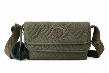 Kipling Schoudertas Groen, Handtassen en Accessoires, Tassen | Damestassen, Verzenden, Zo goed als nieuw, Groen