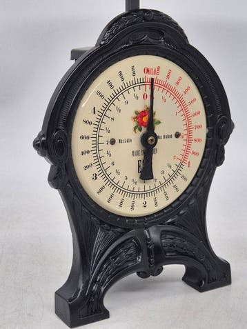 Antike Küchenwaage – EKS Schweden – Mechanische Waage mit