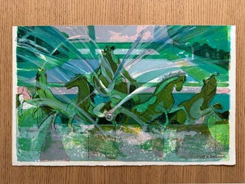 Camille Hilaire (1916-2004) - Le Bassin dApollon, Antiquités & Art
