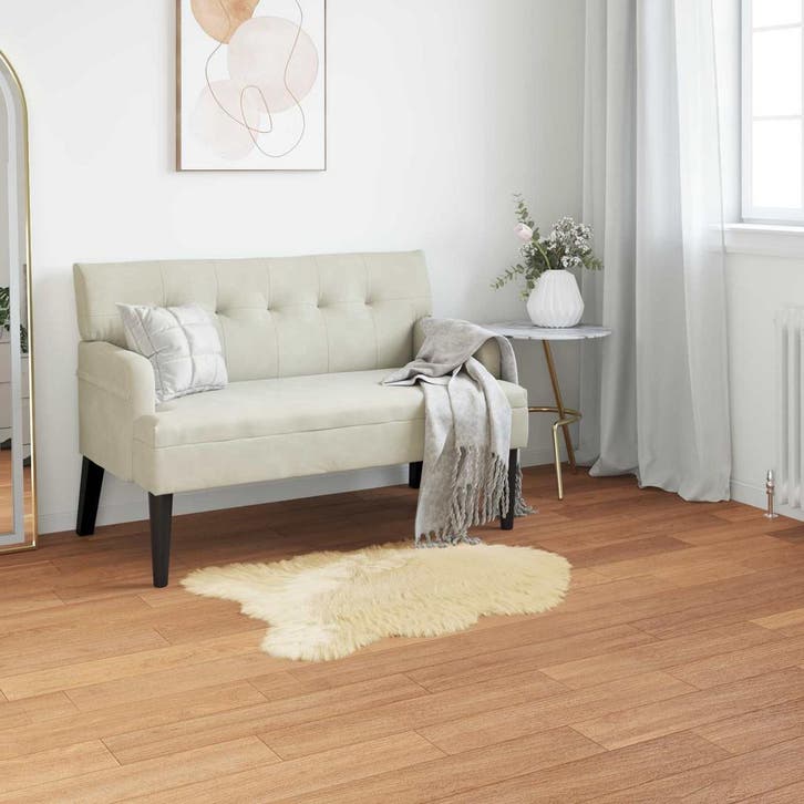 vidaXL Tapijt van imitatie schapenvacht TAFALLA Crèmekleurig, Maison & Meubles, Ameublement | Tapis & Moquettes, Envoi