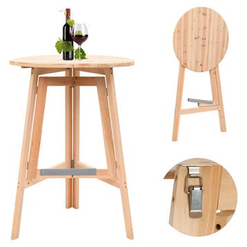 vidaXL Bartafel inklapbaar 78 cm vurenhout, Huis en Inrichting, Verzenden, Nieuw