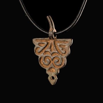 Viking periode Mythologisch Fafnir-draak amuleethanger