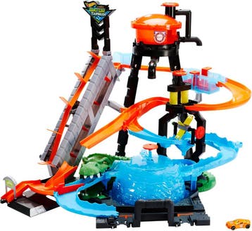 Hot Wheels Gator Wasstraat | 29% korting | Retour deal, Racebaan, Verzenden, Nieuw, Hot Wheels