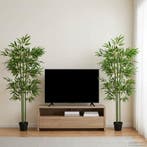 vidaXL Kunstmatige Bamboe Boom 2 pcs Groen 45 x 18 x 175 cm, Verzenden