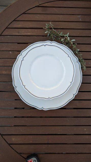 Haviland Limoges - Dessertservies (13) - Élite - Porselein, Antiquités & Art