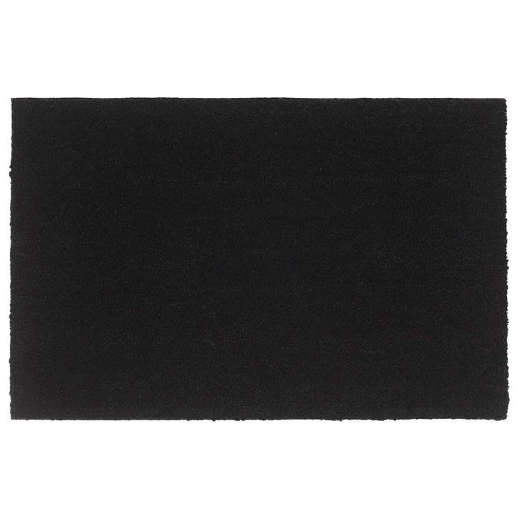 vidaXL Deurmat 65x100 cm getufte kokosvezel zwart, Tuin en Terras, Deurmatten, Nieuw, Verzenden