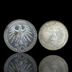 Allemagne. 10 Deutsche Mark (Carl Zeiss) + 5 Deutsche Mark