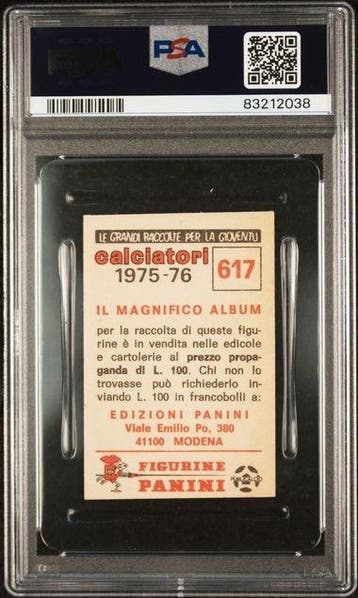 Panini 1975-76 Panini Calciatori #617 Johan Cruyff - PSA 6 -