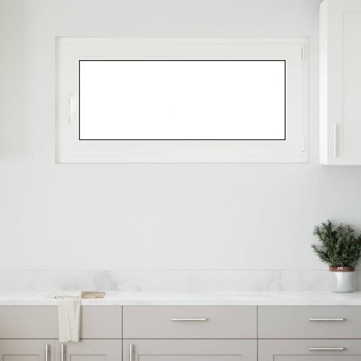 vidaXL Kantel- en Draai Kelderraam RISOR 120 x 60 cm PVC en, Doe-het-zelf en Bouw, Raamkozijnen en Schuifdeuren, Nieuw, Verzenden