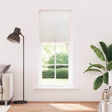 vidaXL Plisséjaloezie 90x200 cm wit, Verzenden, Nieuw