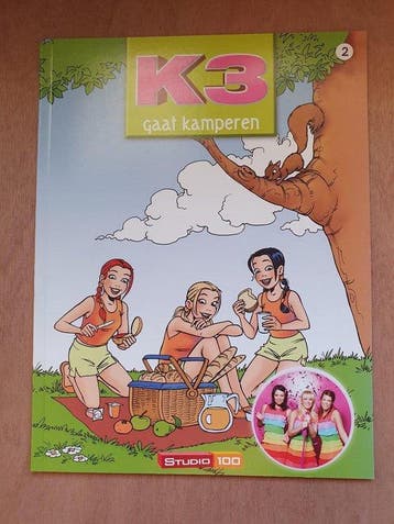 K3 gaat kamperen, Studio 100, Deel 2, Paperback Jan Chalmet, Boeken, Verzenden, Zo goed als nieuw, Jan Chalmet