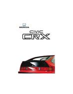 1988 HONDA CIVIC CRX BROCHURE NEDERLANDS, Ophalen of Verzenden