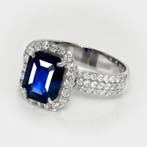 Sans prix de réserve - Bague - 14 carats Or blanc, IGI 2,62, Nieuw