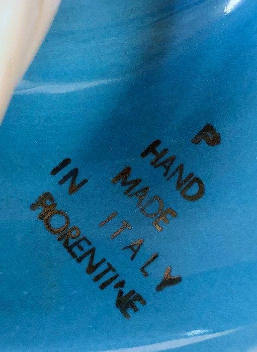 Lampe de table - Opaline & Porselein - Fiorentina, Antiquités & Art, Art | Objets design