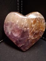 Natural Amethyst Palmstone - heart shaped - Mexico, Verzenden
