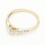 Bague - 14 carats Or jaune Diamant (Naturelle), Bijoux, Sacs & Beauté, Bagues