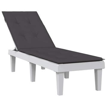 vidaXL Terrasstoelkussen (75+105)x50x3 cm stof gemêleerd, Verzenden