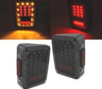FEUX ARRIÈRE JEEP WRANGLER JK 07-18 LED FUMÉ, Verzenden