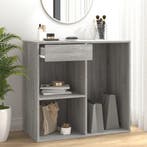vidaXL Cosmeticakast 80x40x75 cm bewerkt hout grijs sonoma, Huis en Inrichting, Verzenden, Nieuw
