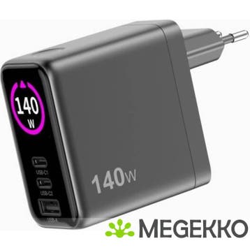 Sitecom 140W PD Wall Charger with LED display, Verzenden, Nieuw