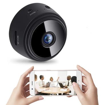 Wifi mini camera magneet magnetisch FULLHD + APP *zwart*, Verzenden