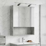 vidaXL Badkamerspiegelkast Beton Grijs 60 x 14.5 x 70 cm, Huis en Inrichting, Verzenden, Nieuw
