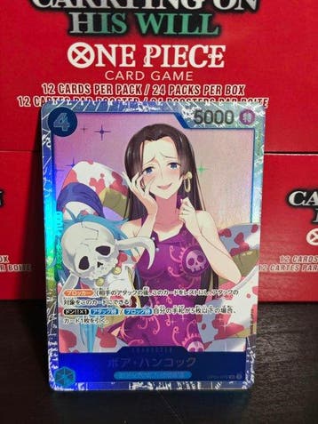Bandai - 3 Card - One Piece - Boa Hancock, Nieuw