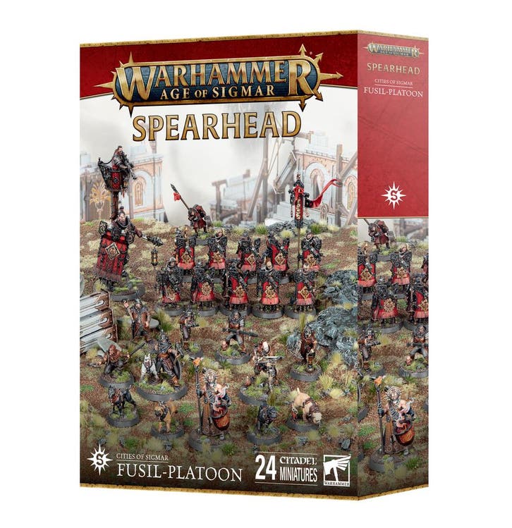 Spearhead Cities of Sigmar Fusil-platoon (Warhammer nieuw), Hobby en Vrije tijd, Wargaming, Ophalen of Verzenden