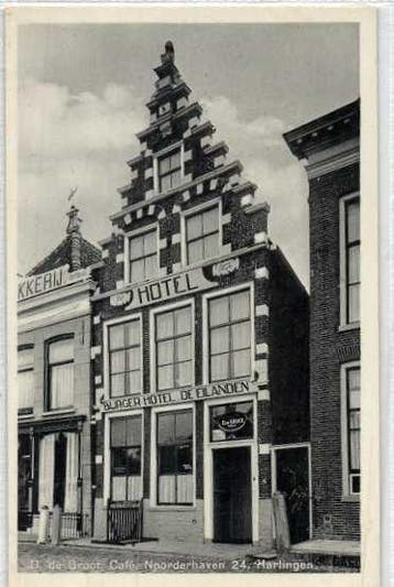 Nederland - Harlingen- met zeer oude kaarten - Ansichtkaart, Gelopen