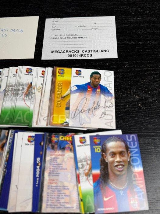 2004/05 Panini -3, Megacracks Barça Campeón Incomplete loose, Collections, Autocollants