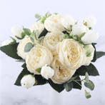 Kunst Boeket - Zijden Rozen Roos Bloemen Luxe Boeketten, Verzenden