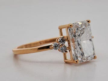 Zonder minimumprijs - Ring - 14 karaat Geel goud - 3.08ct., Nieuw
