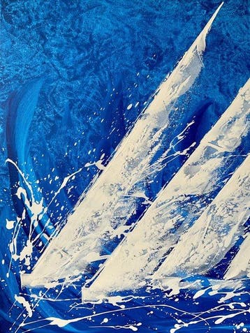 Ewa Kaczmarek EK.art - White Sails – Majestic Armada XXL