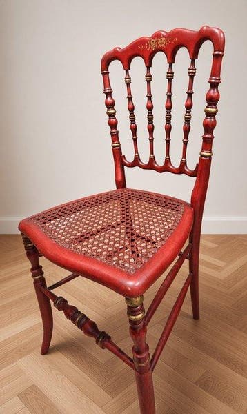 Chaise - Chiavari - bois noble tourné