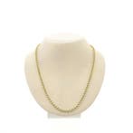 Gouden jasseron schakelketting, Ophalen of Verzenden, Gebruikt, Overige kleuren, Goud