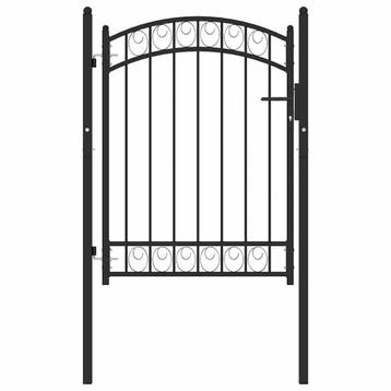 vidaXL Tuinpoorten EMMEN 104 x 98,5 cm Vergrendelbaar, Verzenden, Nieuw