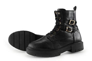 Nelson Veterboots in maat 37 Zwart, Verzenden, Zwart, Overige typen, Nelson