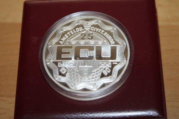 Pays-Bas. 25 Ecu 1990 (Sans prix de réserve), Postzegels en Munten, Munten | Nederland
