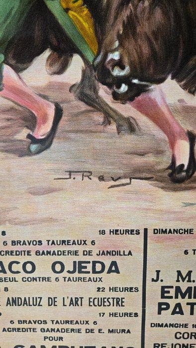 J.Ray - imp. Tomlin - «Nîmes84 – Foire 84 – 6 grandioses, Antiek en Kunst, Kunst | Tekeningen en Fotografie