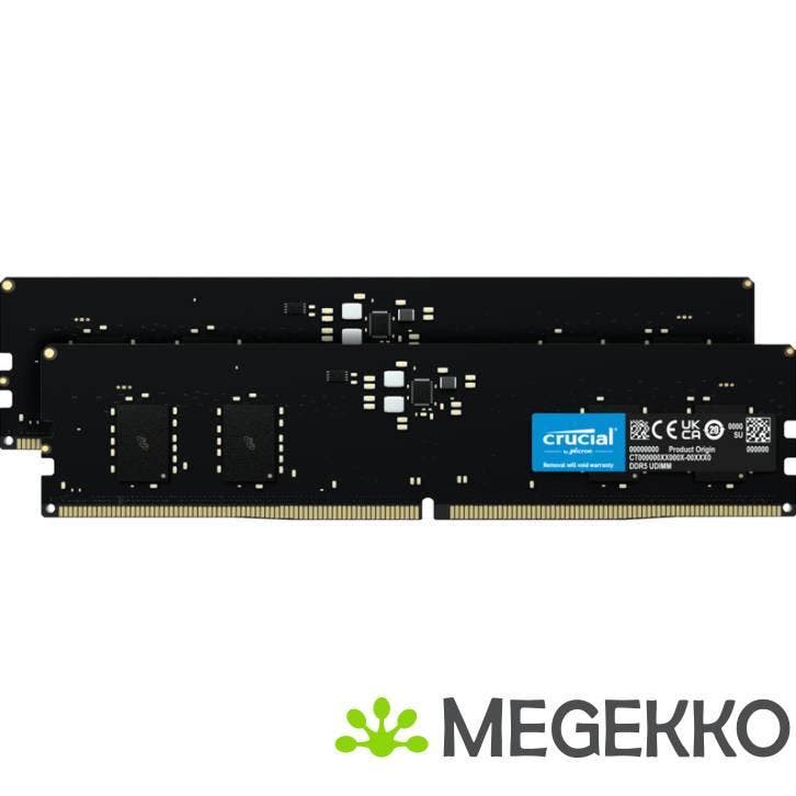 Crucial DDR5 2x8GB 5600, Computers en Software, RAM geheugen, Nieuw, Verzenden